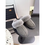 Sangpo fur slippers women winter new leather fur one star mop thickened warm home slippers men UGG