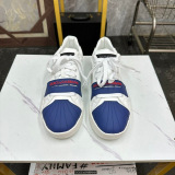Dior Genuine Leather Casual Shoes White Sport Leather Shoes Versatile Hook-and-Loop Cross-border