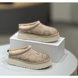 Henan Sangpo thick bottom Tazz ethnic style lazy one foot pedal fur integrated warm snow boots foreign trade hair UGG