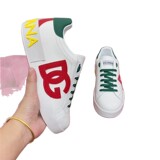 DG New Men's Shoes Sport Casual Shoes Fashion Skate Shoes Genuine Leather White