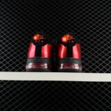 AirForce1Low Seamless Red Black Patent Leather All Palm Air Cushion Men's Air Force One Low Top Sneakers