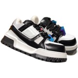 Louis Vuitton Cross-border Direct L Platform Boost Skate Shoes Casual V White