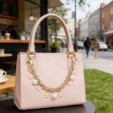 Bag pendant metal decoration handbag chain strawberry flower bow chain fashion all match bag accessories