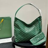 goyard dog tooth hobo armpit bag large capacity zipper mother tote daily commute shoulder handbag