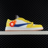 Putian Shoes AirAJ1 Qiao Yi Scott Unisex Backstroke Lightning Low Top Casual Sports Basketball Board Shoes