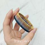 cartier Stainless Steel Bangle European Style 18k Gold Versatile