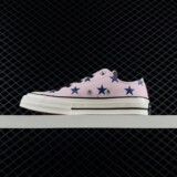 ALLStarChuck70 pink star vintage low cut vulcanized canvas skate shoes unisex